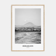 Heraklion Portrait B&W Poster