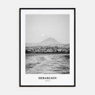 Heraklion Portrait B&W Poster