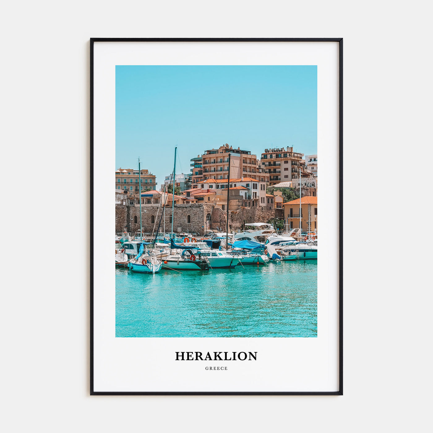 Heraklion Portrait Color Poster