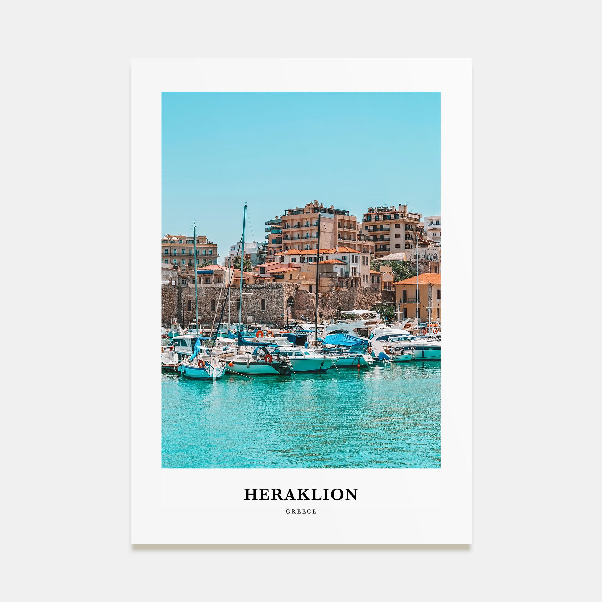 Heraklion Portrait Color Poster