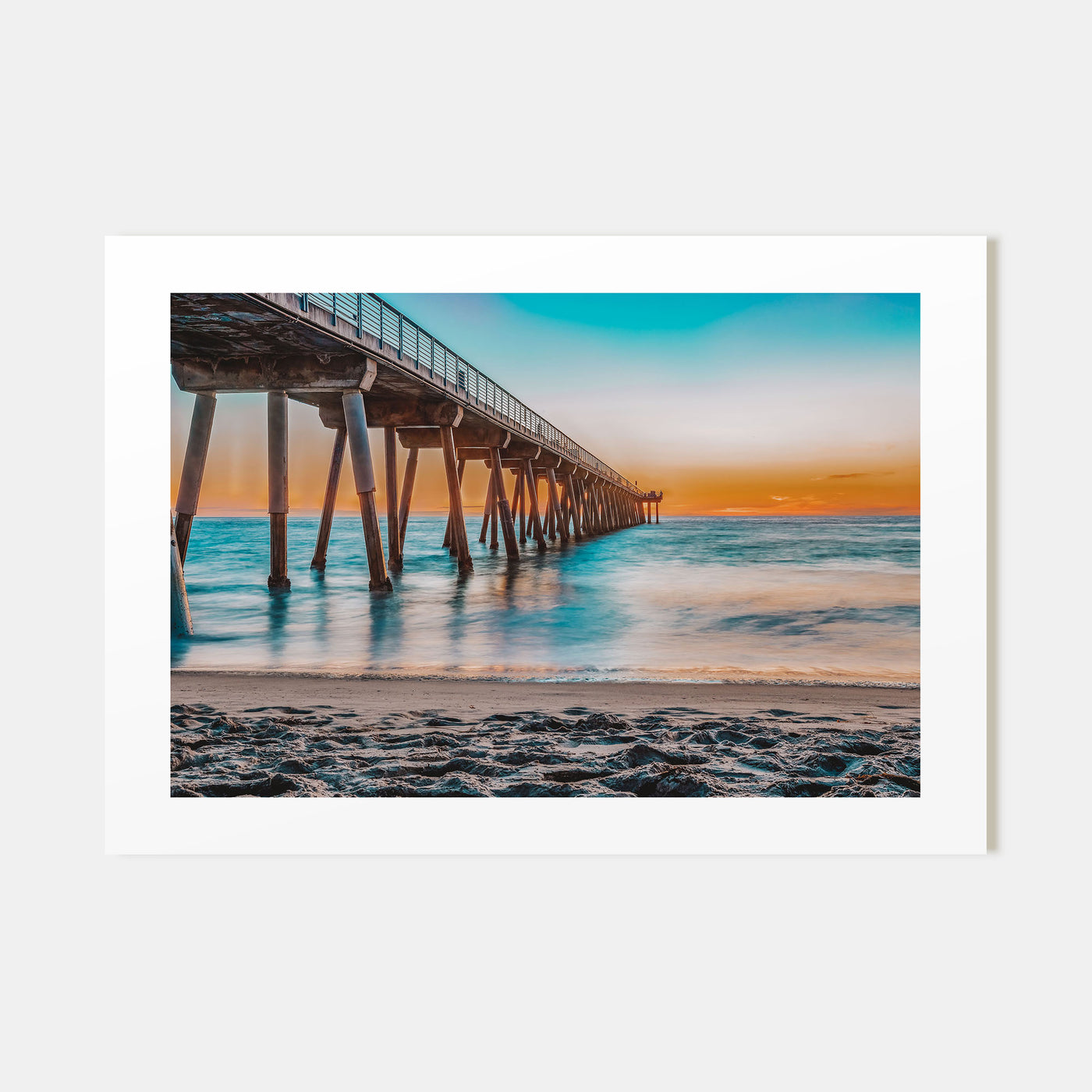 Hermosa Beach Landscape Color Poster