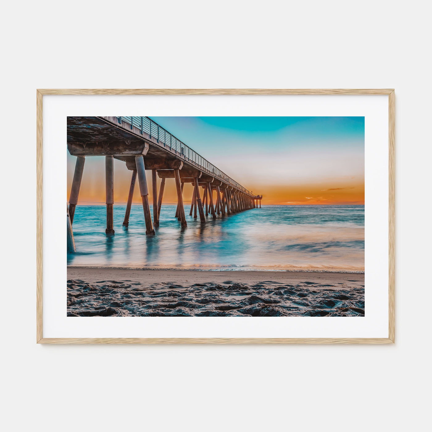 Hermosa Beach Landscape Color Poster