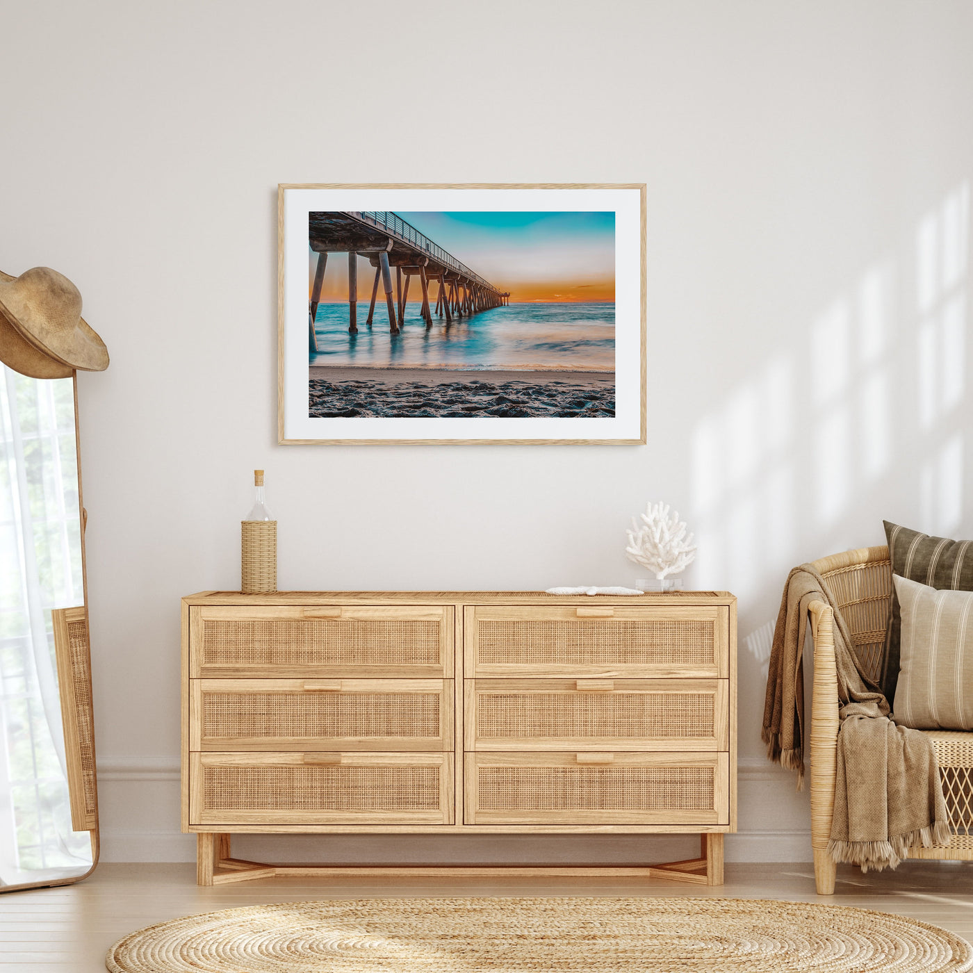 Hermosa Beach Landscape Color Poster
