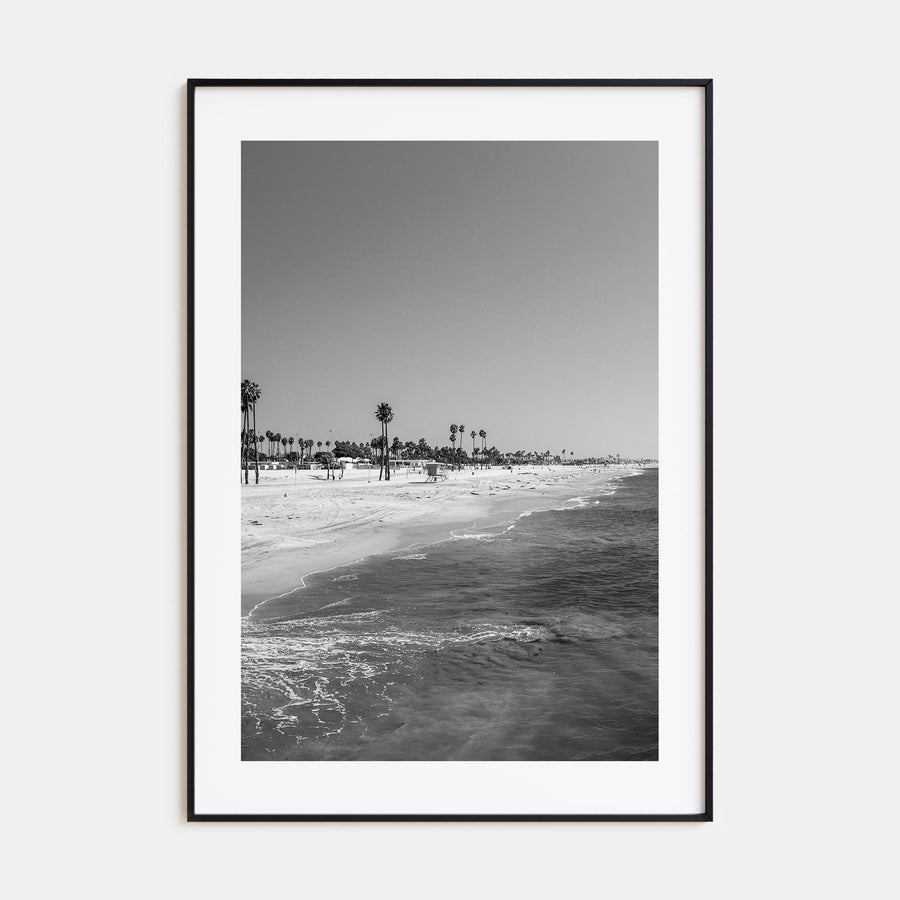 Hermosa Beach Photo B&W Poster