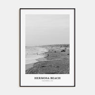 Hermosa Beach Portrait B&W No 1 Poster