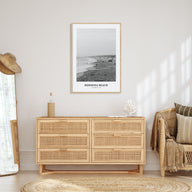 Hermosa Beach Portrait B&W No 1 Poster