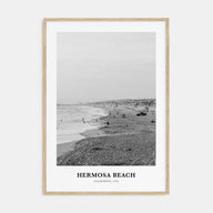 Hermosa Beach Portrait B&W No 1 Poster