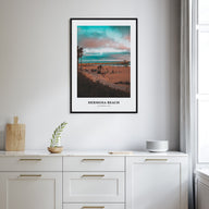 Hermosa Beach Portrait Color Poster