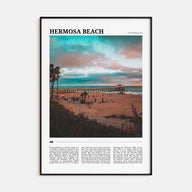Hermosa Beach Travel Color Poster