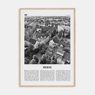 Herne Travel B&W Poster