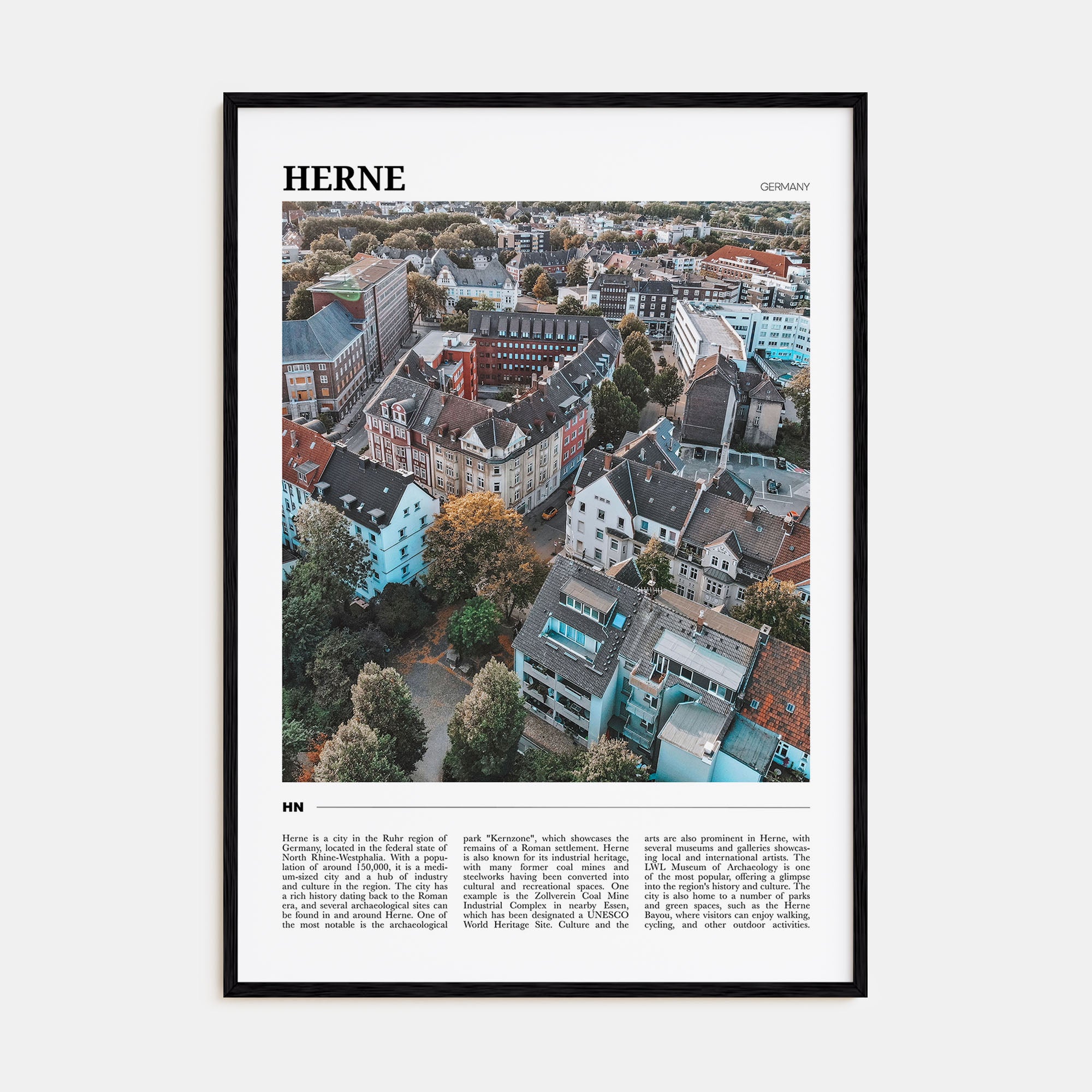 Herne Travel Color Poster