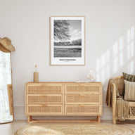 Hertfordshire Portrait B&W Poster