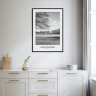 Hertfordshire Portrait B&W Poster