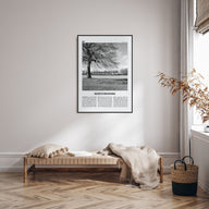 Hertfordshire Travel B&W Poster