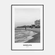 Herzliya Portrait B&W Poster