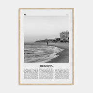 Herzliya Travel B&W Poster