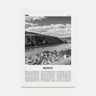 Hessen Travel B&W Poster