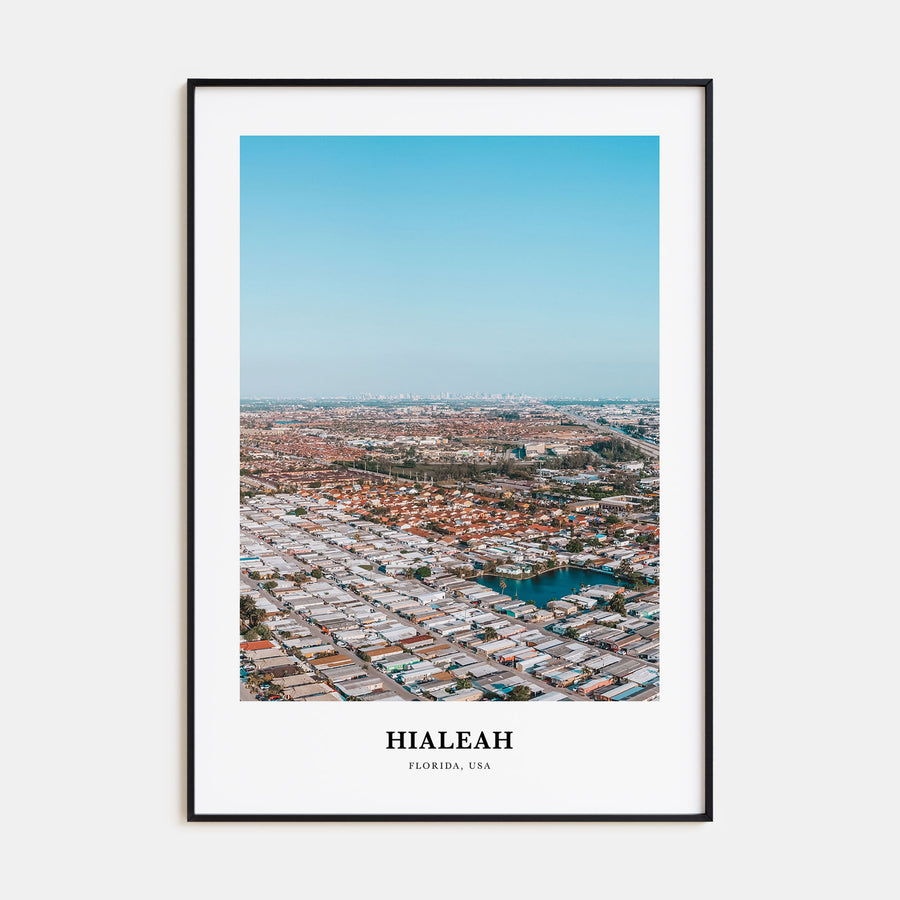 Hialeah Portrait Color Poster