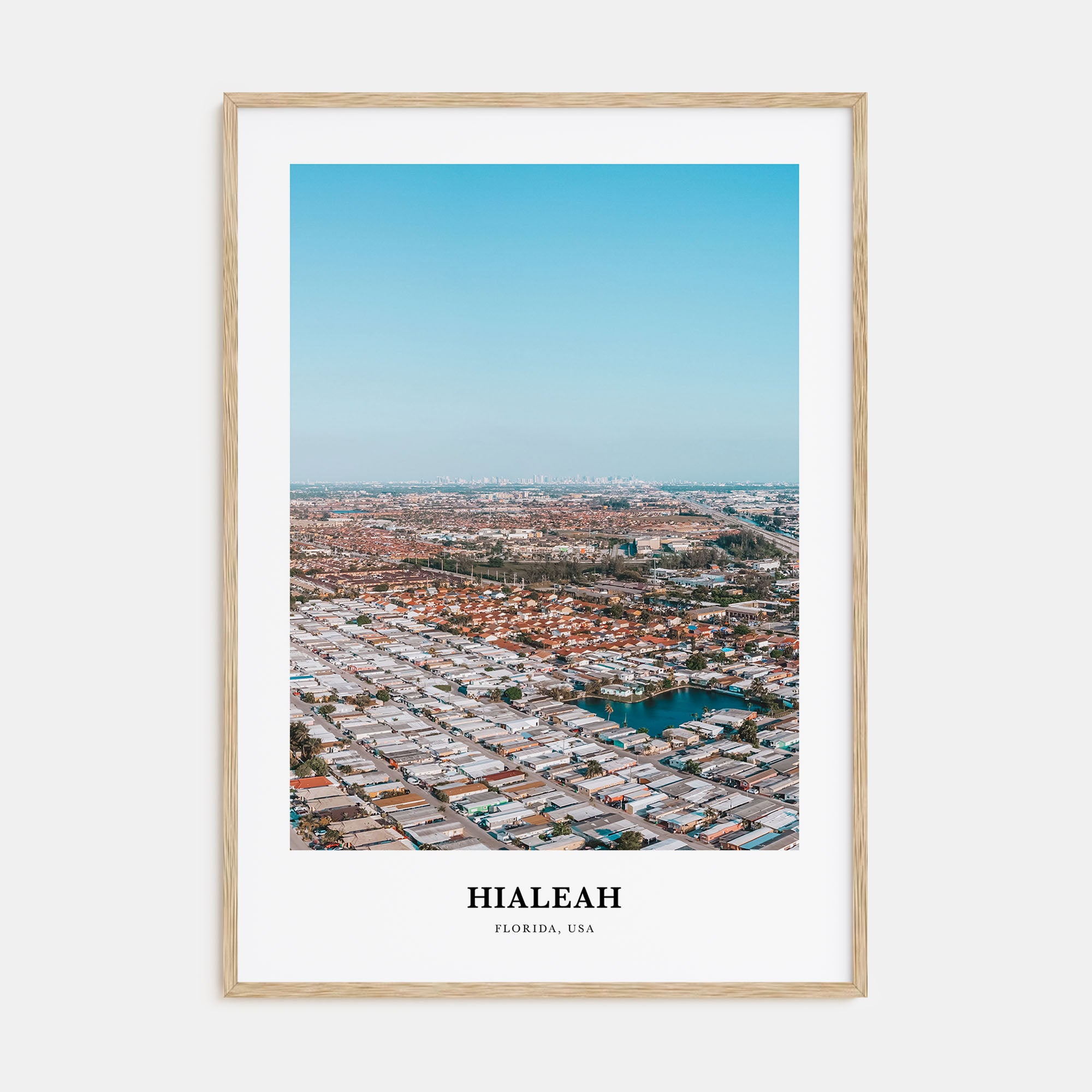 Hialeah Portrait Color Poster