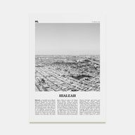 Hialeah Travel B&W Poster