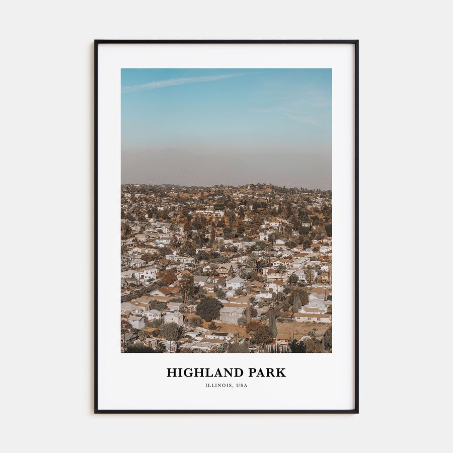 Highland Park Portrait Color Poster
