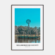 Hillsborough County Portrait Color Poster