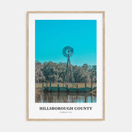 Hillsborough County Portrait Color Poster