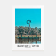 Hillsborough County Portrait Color Poster