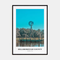 Hillsborough County Portrait Color Poster