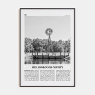 Hillsborough County Travel B&W Poster