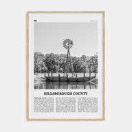 Hillsborough County Travel B&W Poster