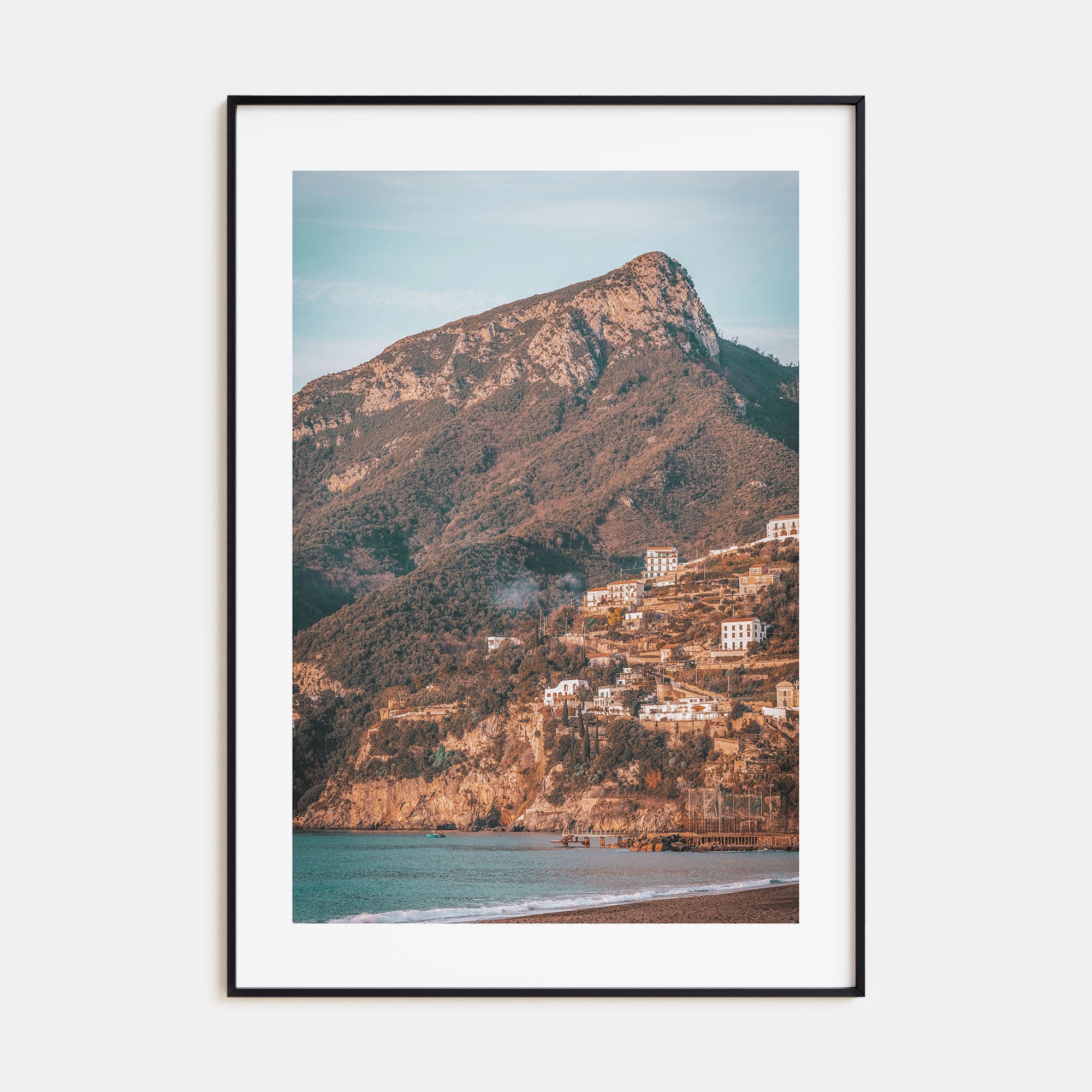 Hillside Houses Photo Color Poster