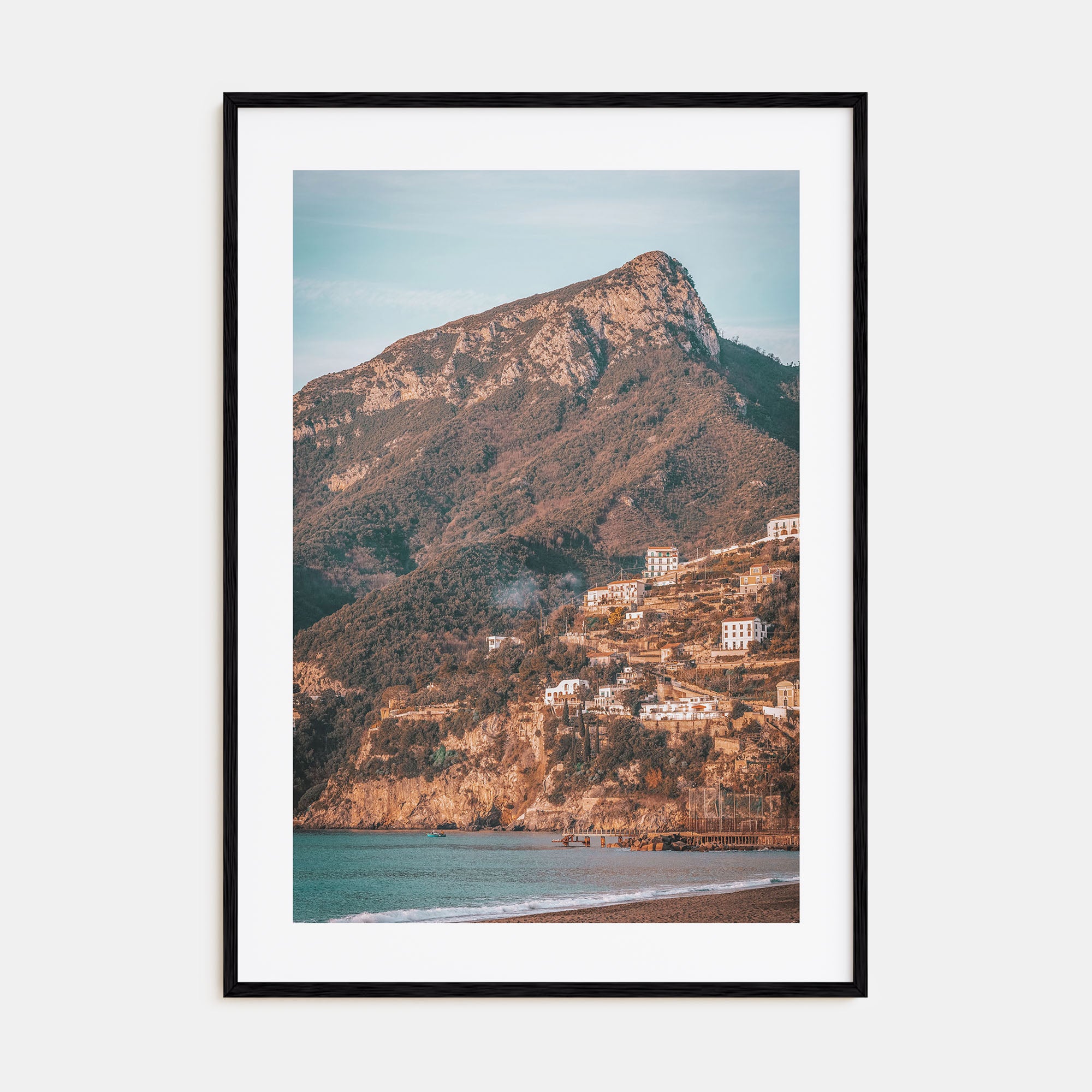 Hillside Houses Photo Color Poster