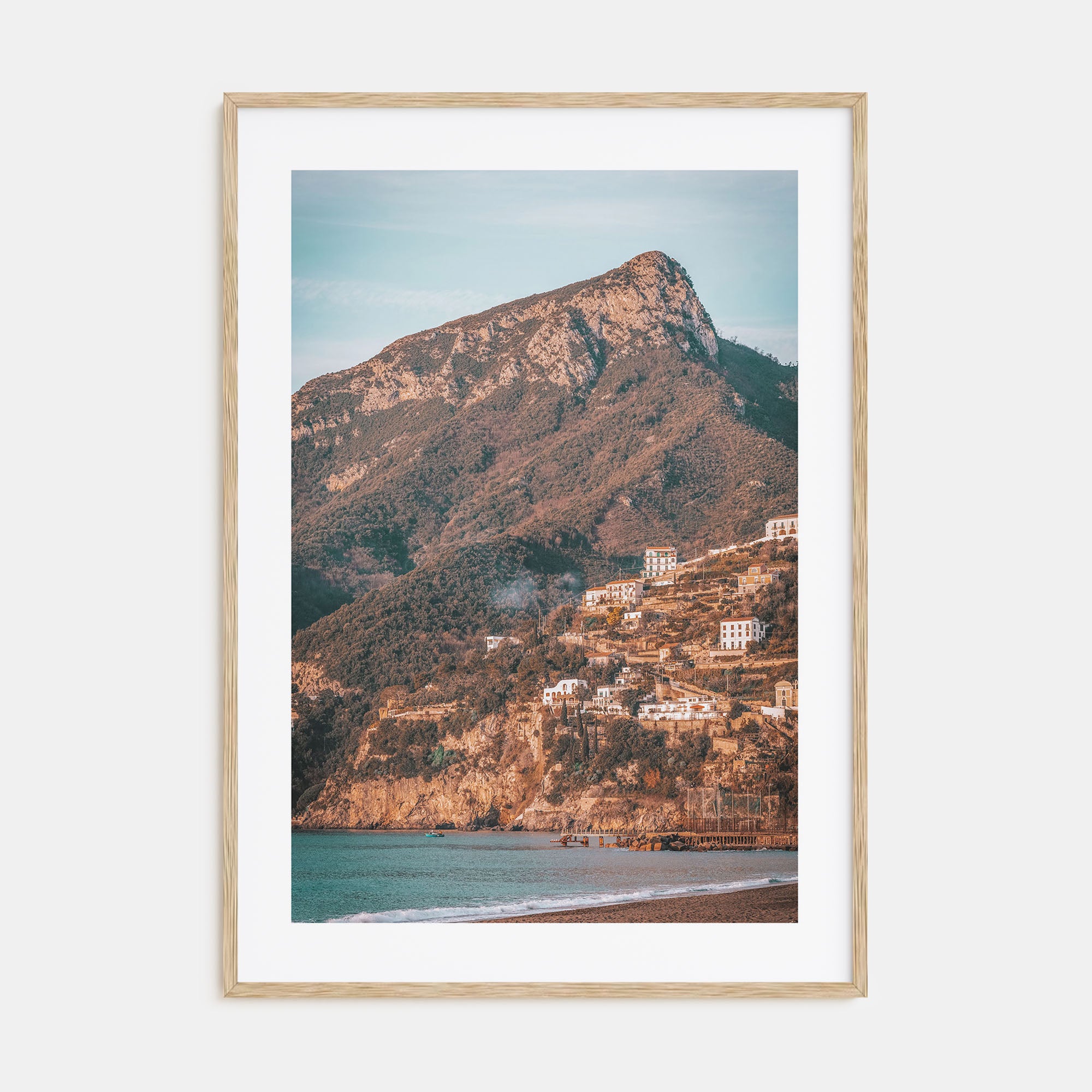 Hillside Houses Photo Color Poster