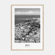 Hilo Portrait B&W Poster
