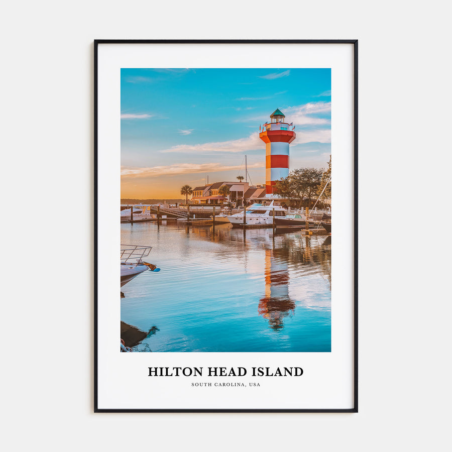 Hilton Head Island Portrait Color Poster