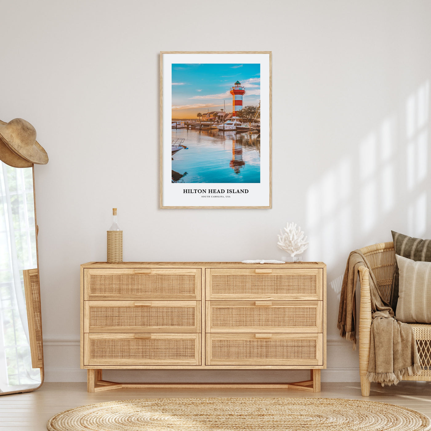 Hilton Head Island Portrait Color Poster