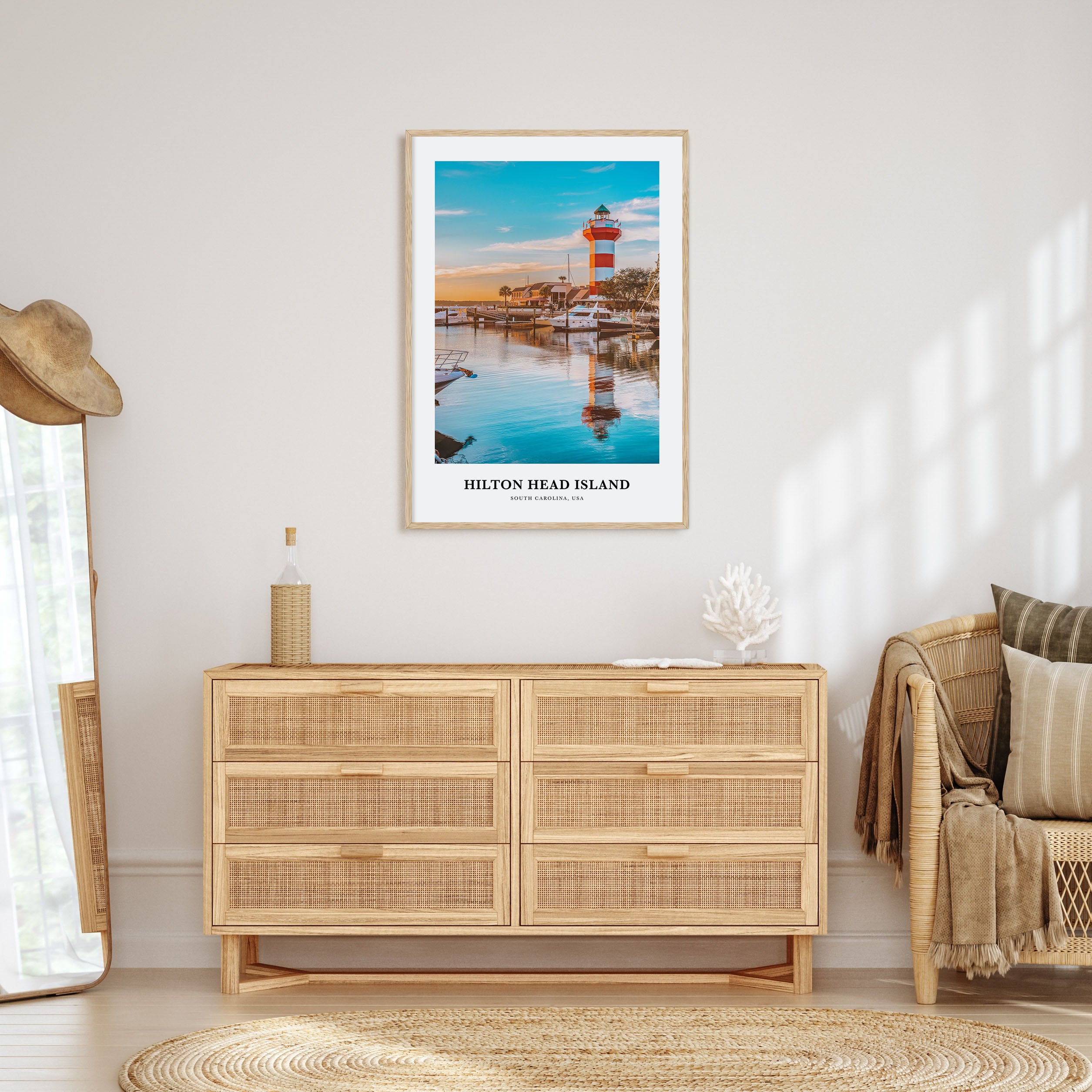 Hilton Head Island Portrait Color Poster