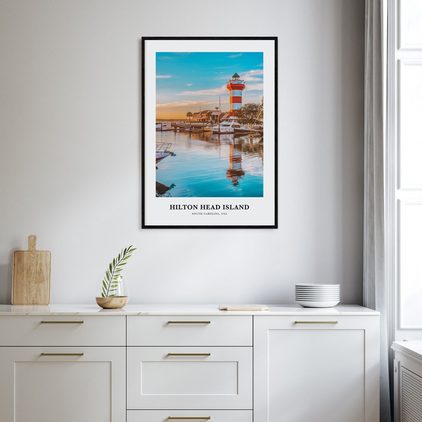 Hilton Head Island Portrait Color Poster
