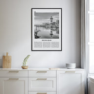 Hilton Head Island Travel B&W Poster