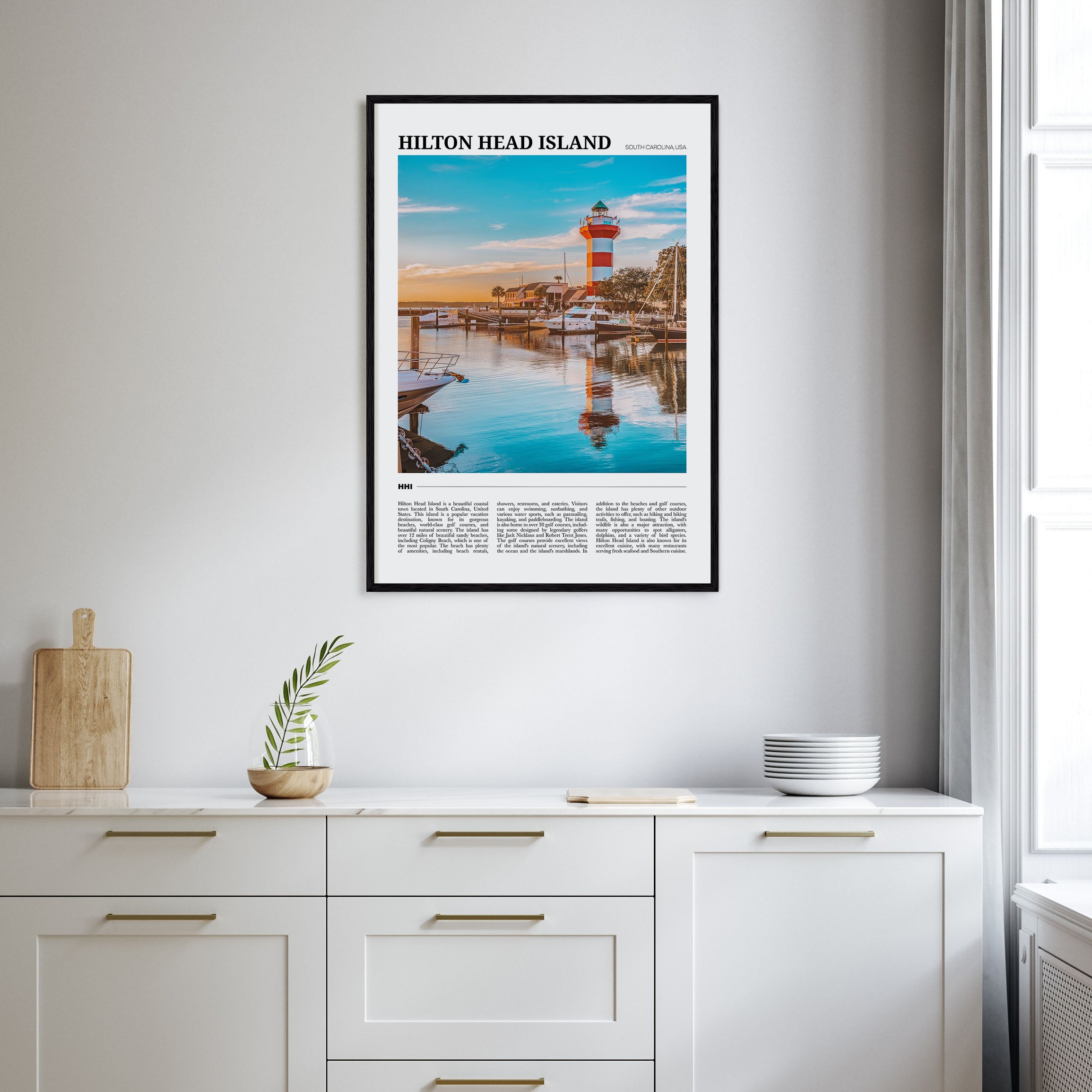 Hilton Head Island Travel Color Poster