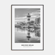 Hilton Head Portrait B&W Poster