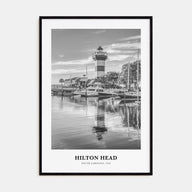 Hilton Head Portrait B&W Poster