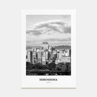 Hiroshima Portrait B&W Poster