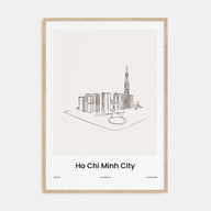 Ho Chi Minh City Drawn Poster