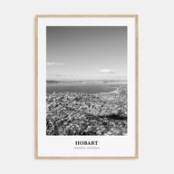 Hobart Portrait B&W Poster