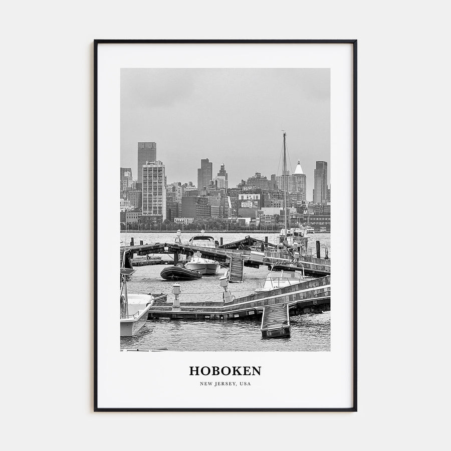 Hoboken Portrait B&W No 1 Poster