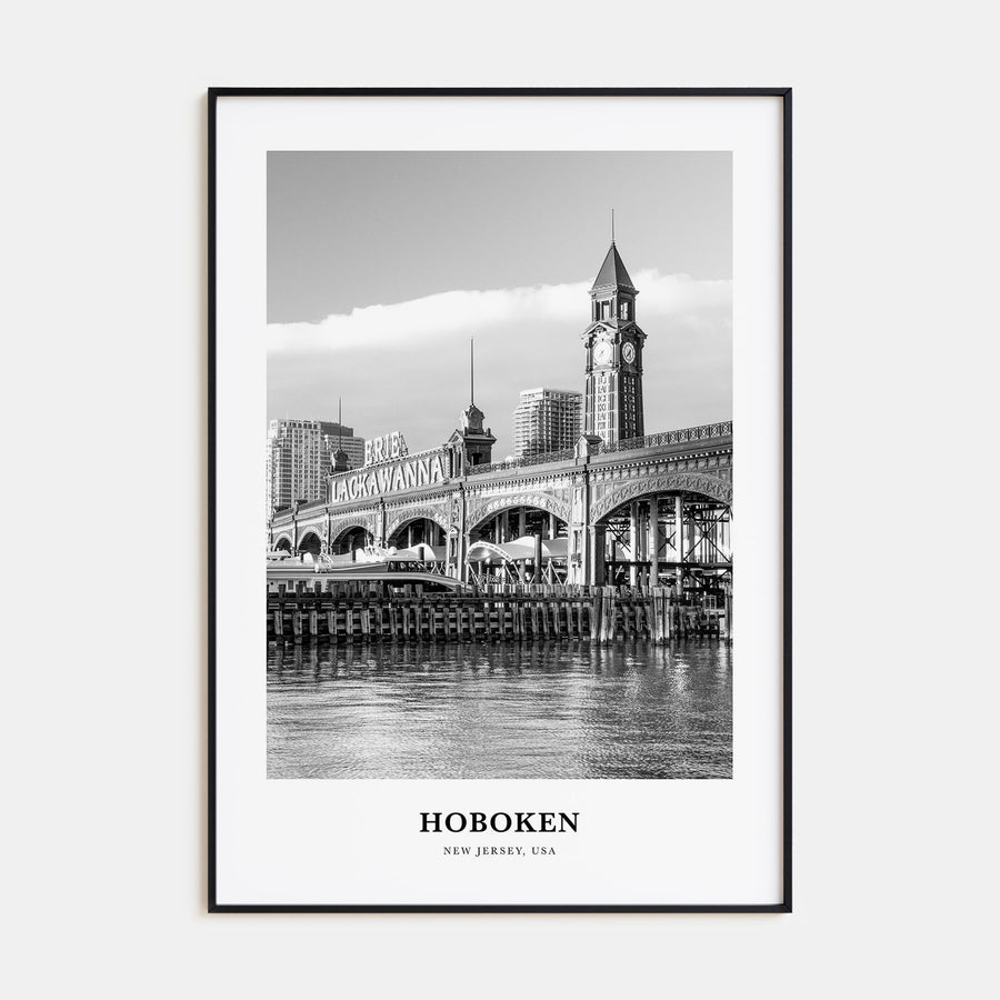 Hoboken Portrait B&W No 2 Poster