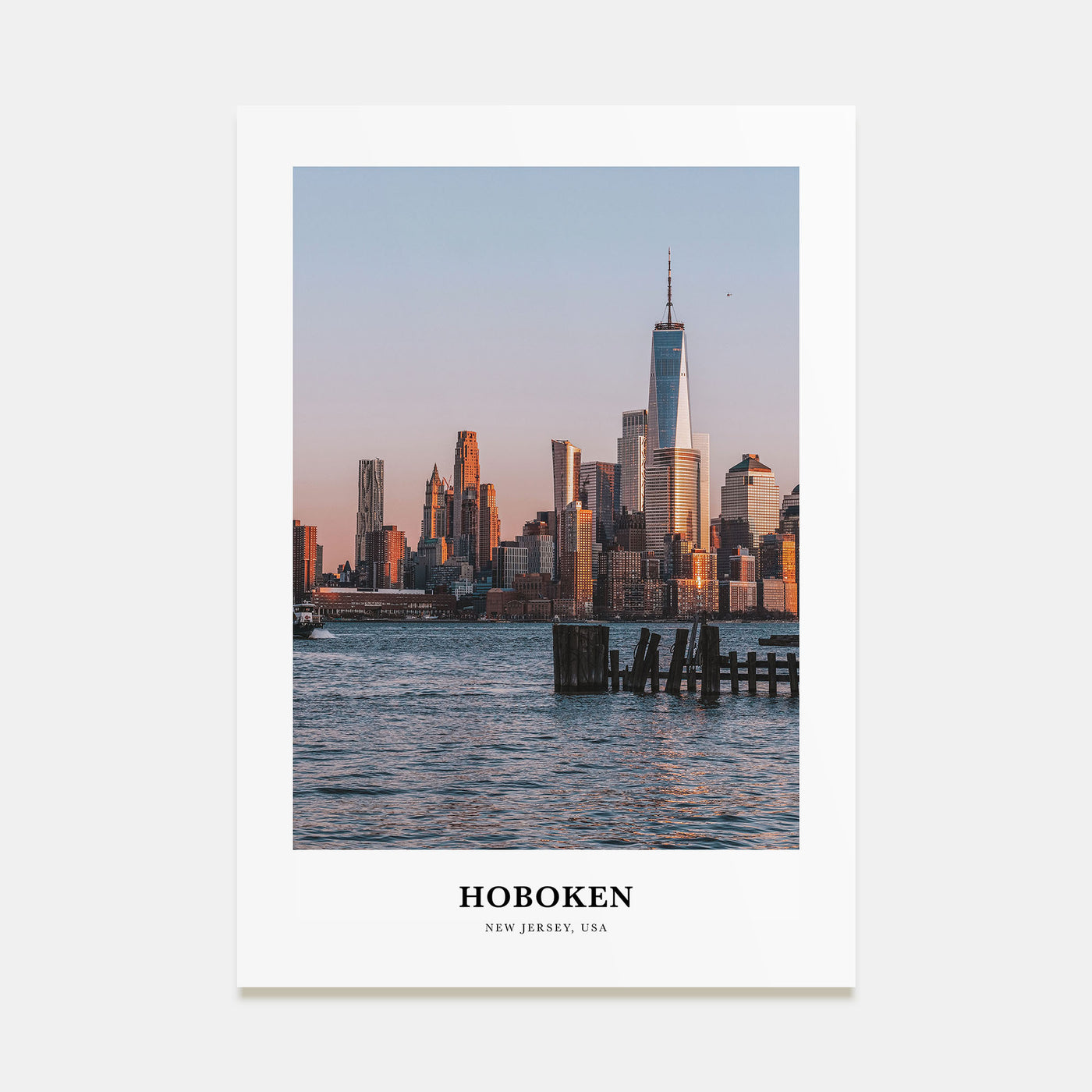 Hoboken Portrait Color Poster