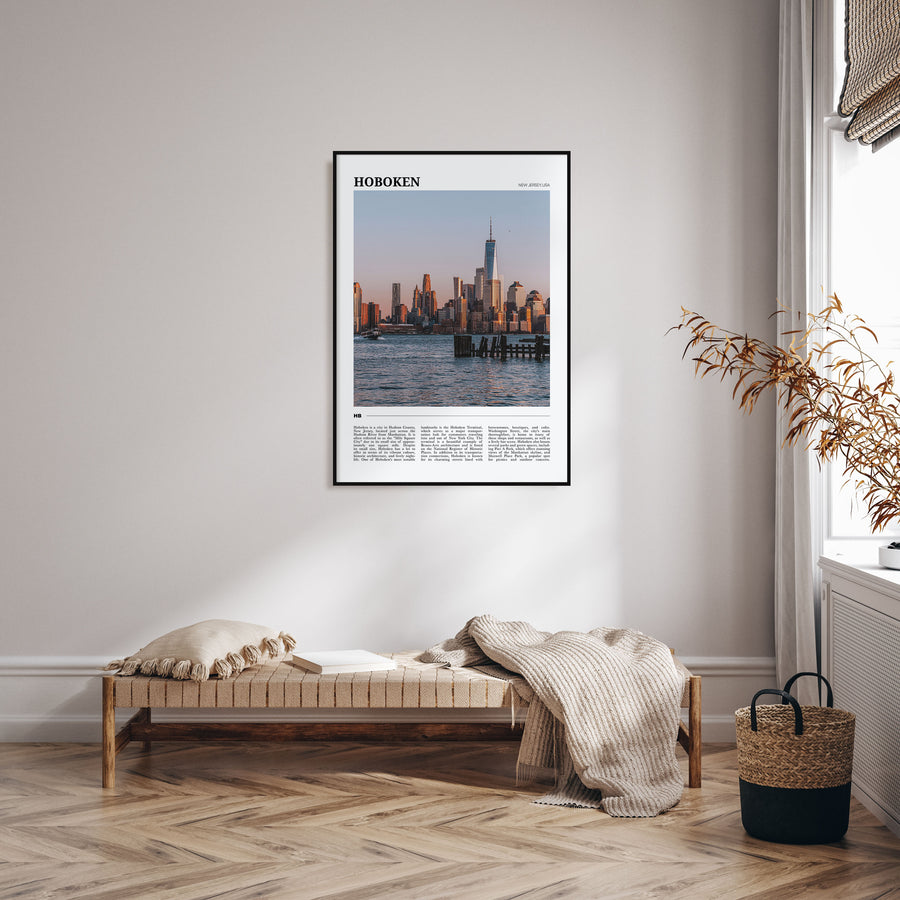 Hoboken Travel Color Poster